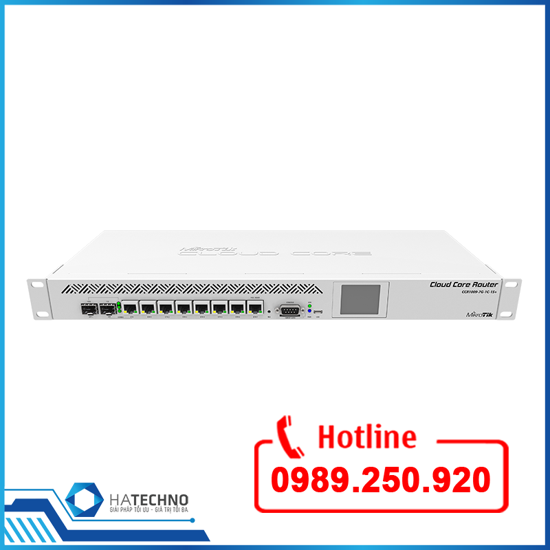 Thiết bị định tuyến Router Mikrotik CCR1009-7G-1C-1S+