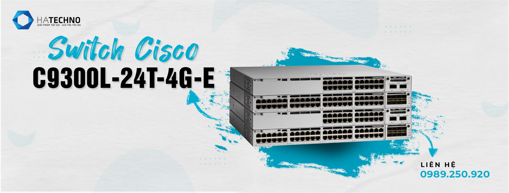 Switch Cisco C9300L-24T-4G-E 4 Cisco C9300L 24T 4G E
