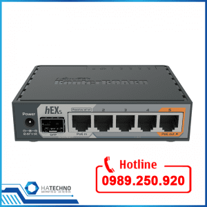 Thiết Bị Router cân bằng tải MIKROTIK RB760iGS hEX S