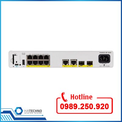 Switch Cisco C9200CX-8UXG-2X-E
