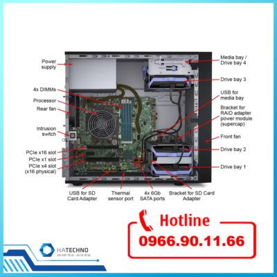 Lenovo ThinkSystem ST250 Tower Server 2