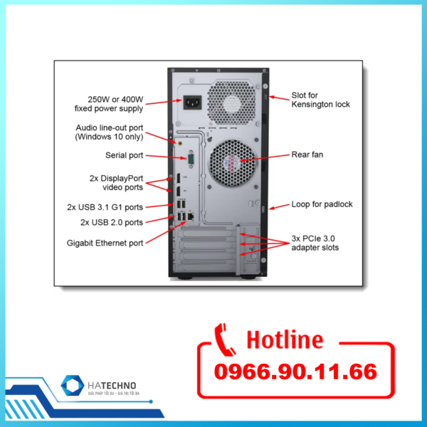 Lenovo ThinkSystem ST250 Tower Server 3