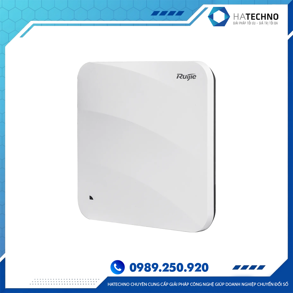 Bộ phát Wifi 6 Ruijie RG-AP820-I trong nhà Chính hãng, Dual-radio, tốc độ 2.976 Gbps - Image 2