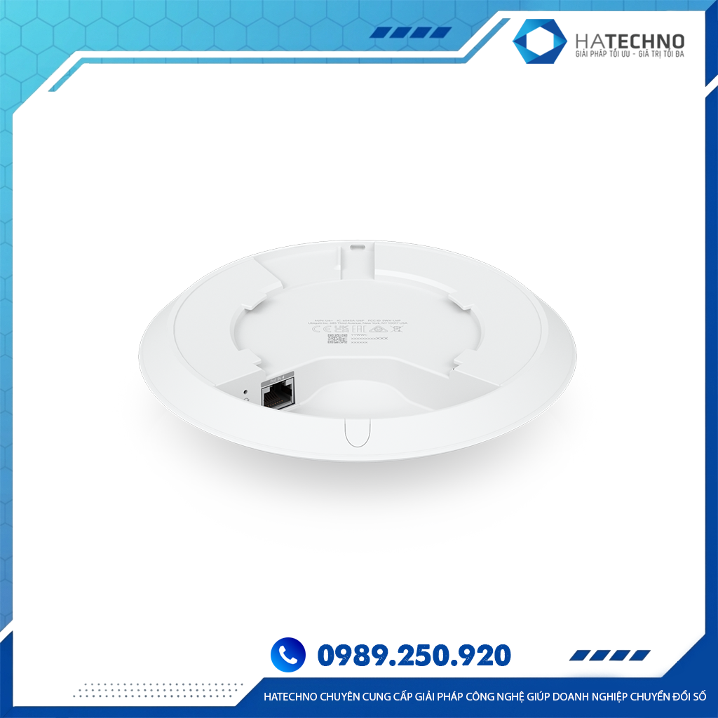 Bộ phát wifi UniFi 6 Plus (U6+), 2 băng tần, tốc độ 2976 Mbps, 300+ user - Image 4