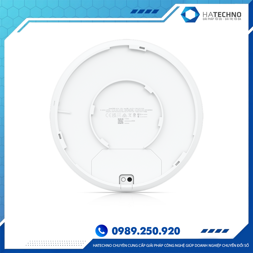 Bộ phát wifi UniFi U6 Pro (U6-Pro) 5373.5Mbps, 300 User, LAN 1GB - Image 5
