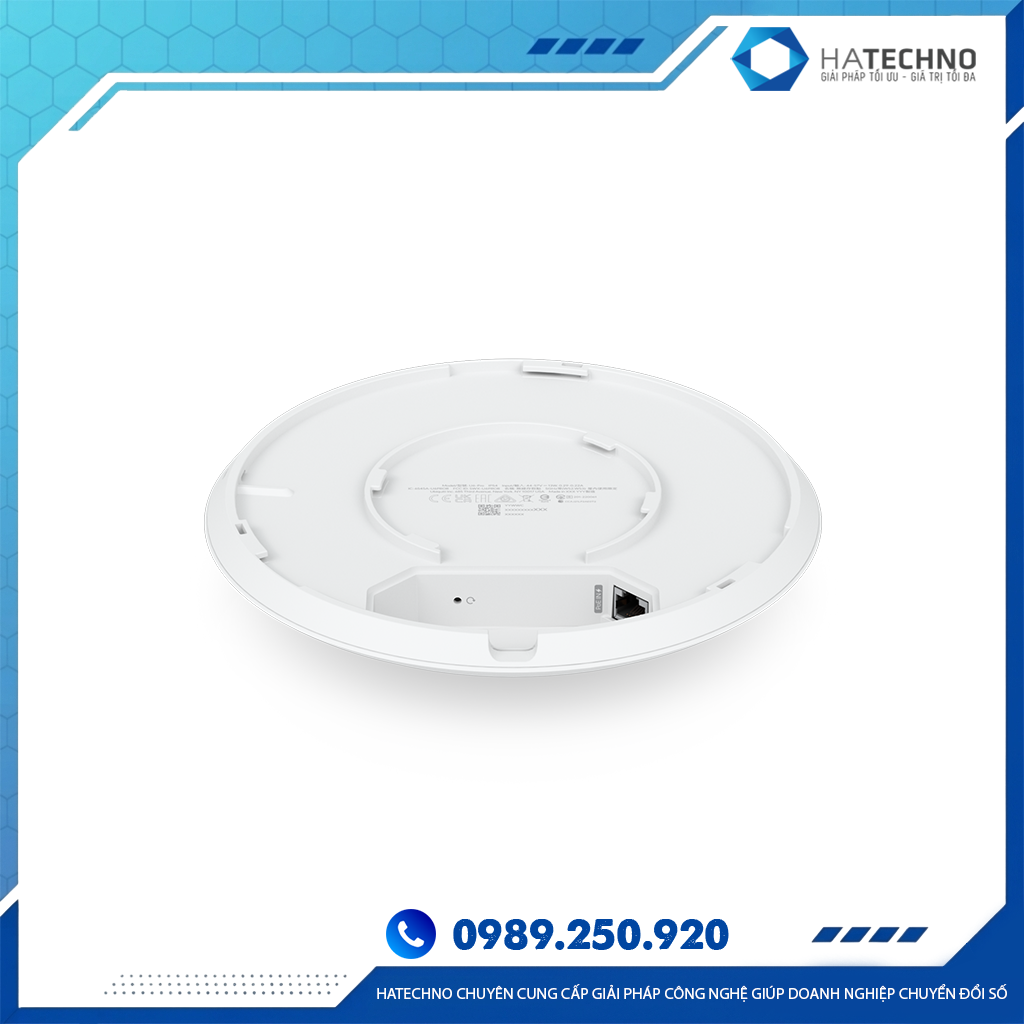 Bộ phát wifi UniFi U6 Pro (U6-Pro) 5373.5Mbps, 300 User, LAN 1GB - Image 4