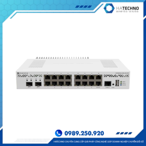 Thiết bị cân bằng tải Router MikroTik CCR2004-16G-2S+PC, chịu tải 1000 users