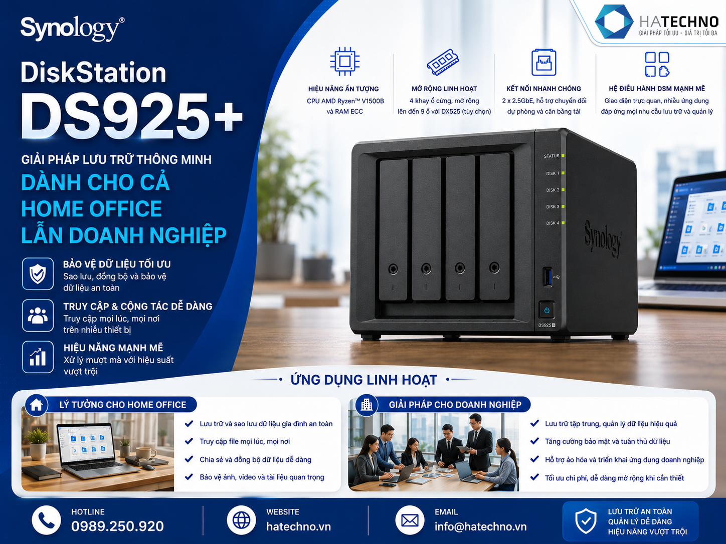 Đánh giá NAS Synology DS925+