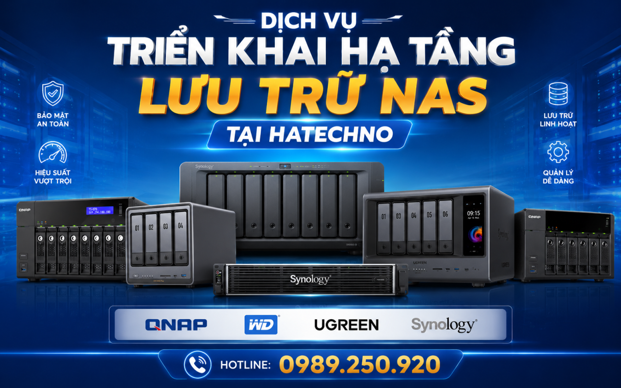 Triển khai hạ tầng lưu trữ NAS 