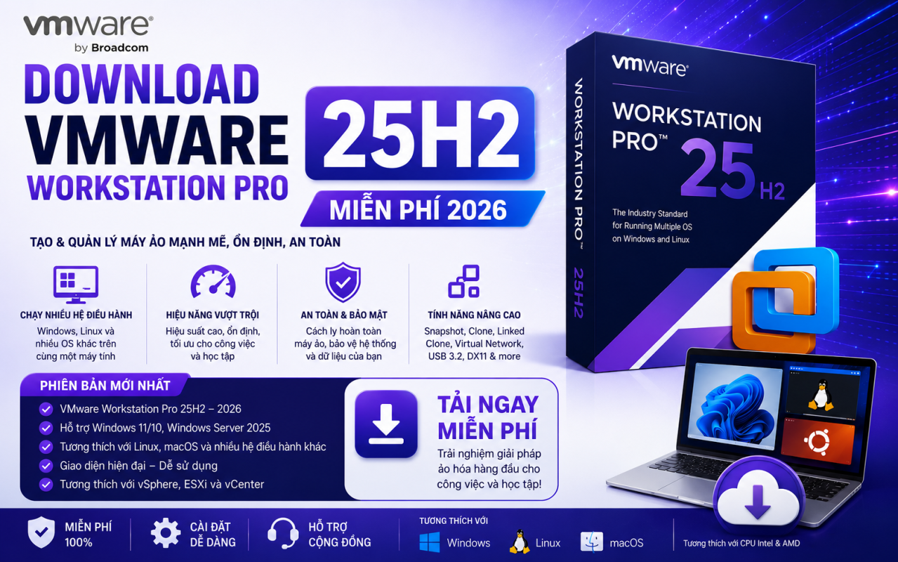VMware Workstation Pro 25H2