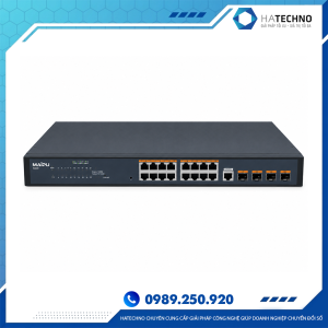 Switch Maipu IS230-20TP-AC 16-Ports 1Gbps RJ45 PoE+ 260W, 4-Ports SFP