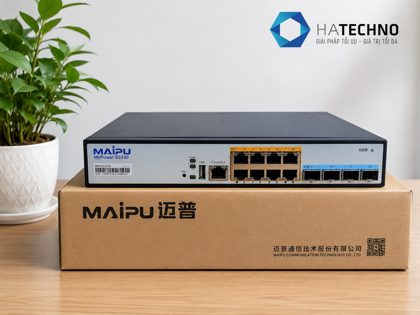 Switch Maipu IS320-12TXF-AC