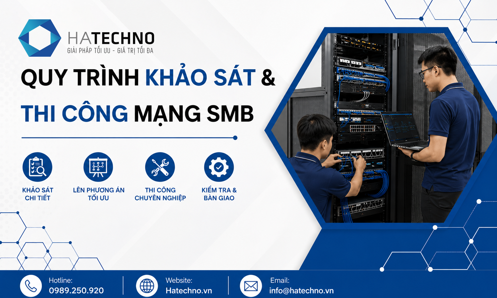 Thi Công Mạng SMB tại HATECHNO