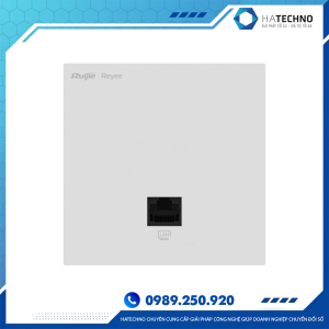 Bộ phát Wifi Ruijie âm tường RG-RAP1261 WiFi 6, 2976Mbps, 1* GE, Thiết kế Siêu Mỏng 86mm
