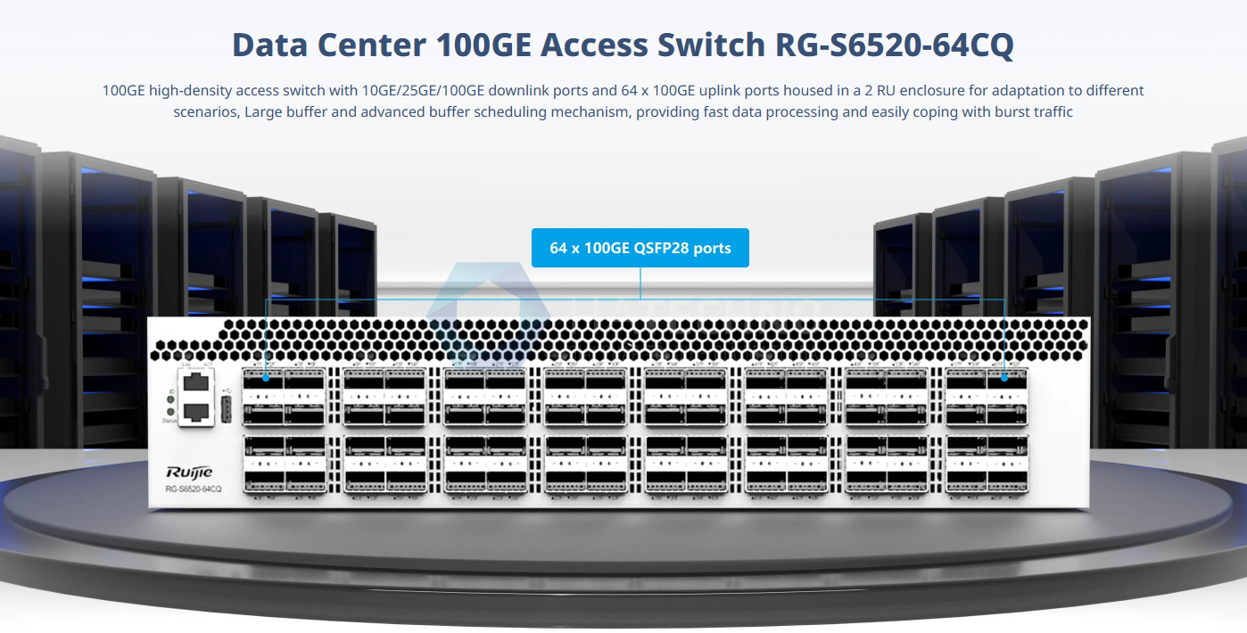 Thiết bị chuyển mạch Data Center Switches Ruijie RG-S6520-64CQ