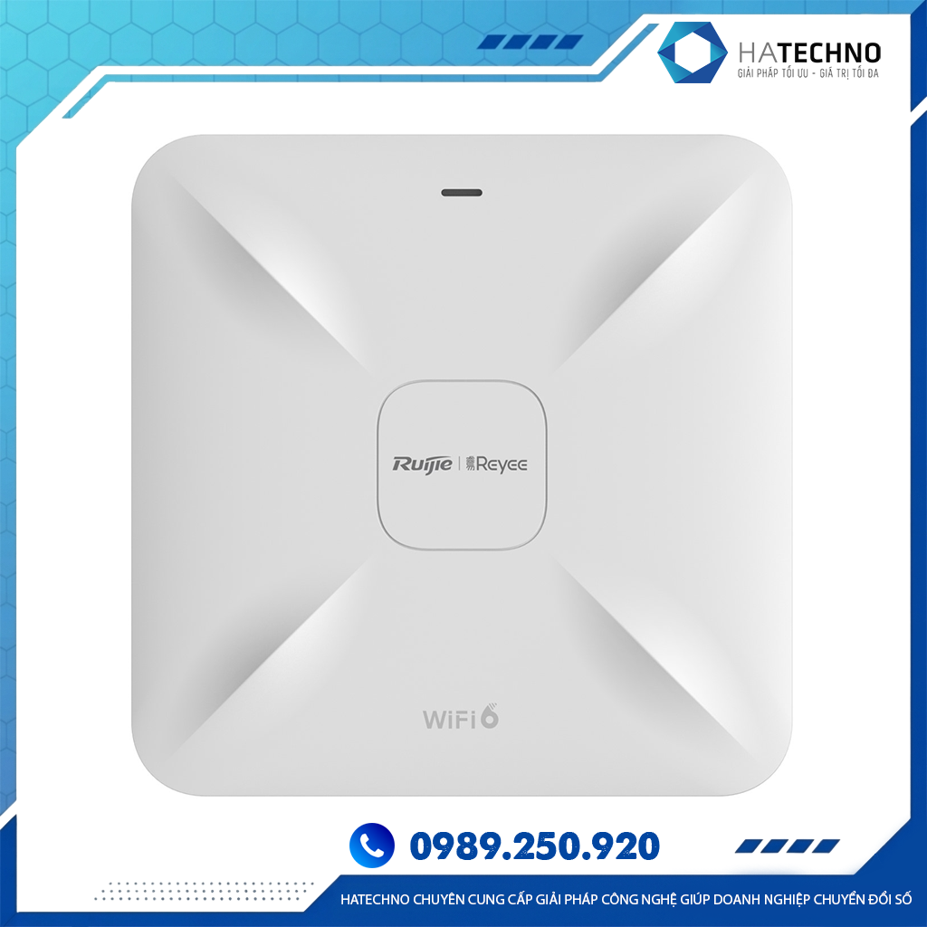 Bộ Phát WiFi Ruijie RG-RAP2260 (G) Wi-Fi 6 Chính Hãng – Tốc Độ 1775Mbps, Hỗ Trợ +100 User