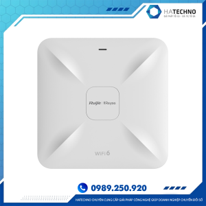 Bộ Phát WiFi Ruijie RG-RAP2260 (E) WiFi 6 Chính Hãng – Tốc Độ 3202Mbps, Chịu tải 120 User