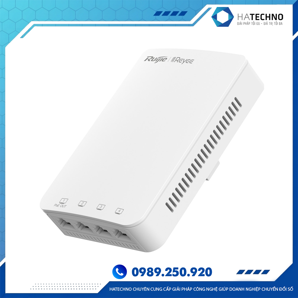 Bộ phát Wifi 5 Ruijie RG-RAP1200(P) - Tốc độ 1267Mbps, AP gắn tường của Reyee - Image 2